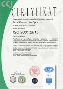 nowy certyfikat jakości ISO